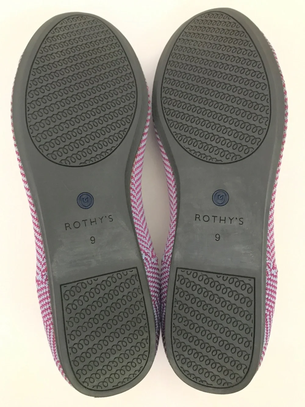 ROTHY’S The Loafer Herringbone Flat Amethyst Women’s Size 9